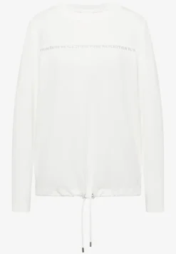 Shirt met lange mouwen en tekst