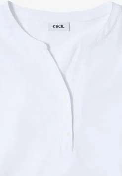 Shirt met lange mouwen met gespleten hals