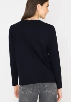 Shirt met lange mouwen met gespleten hals