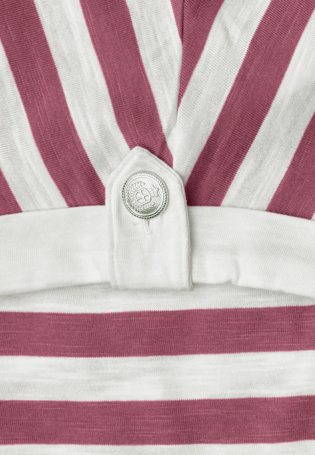 Shirt met losse schouders en strepen