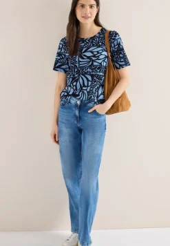 Shirt met patchworkprint