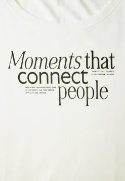 Shirt met print aan de voorkant