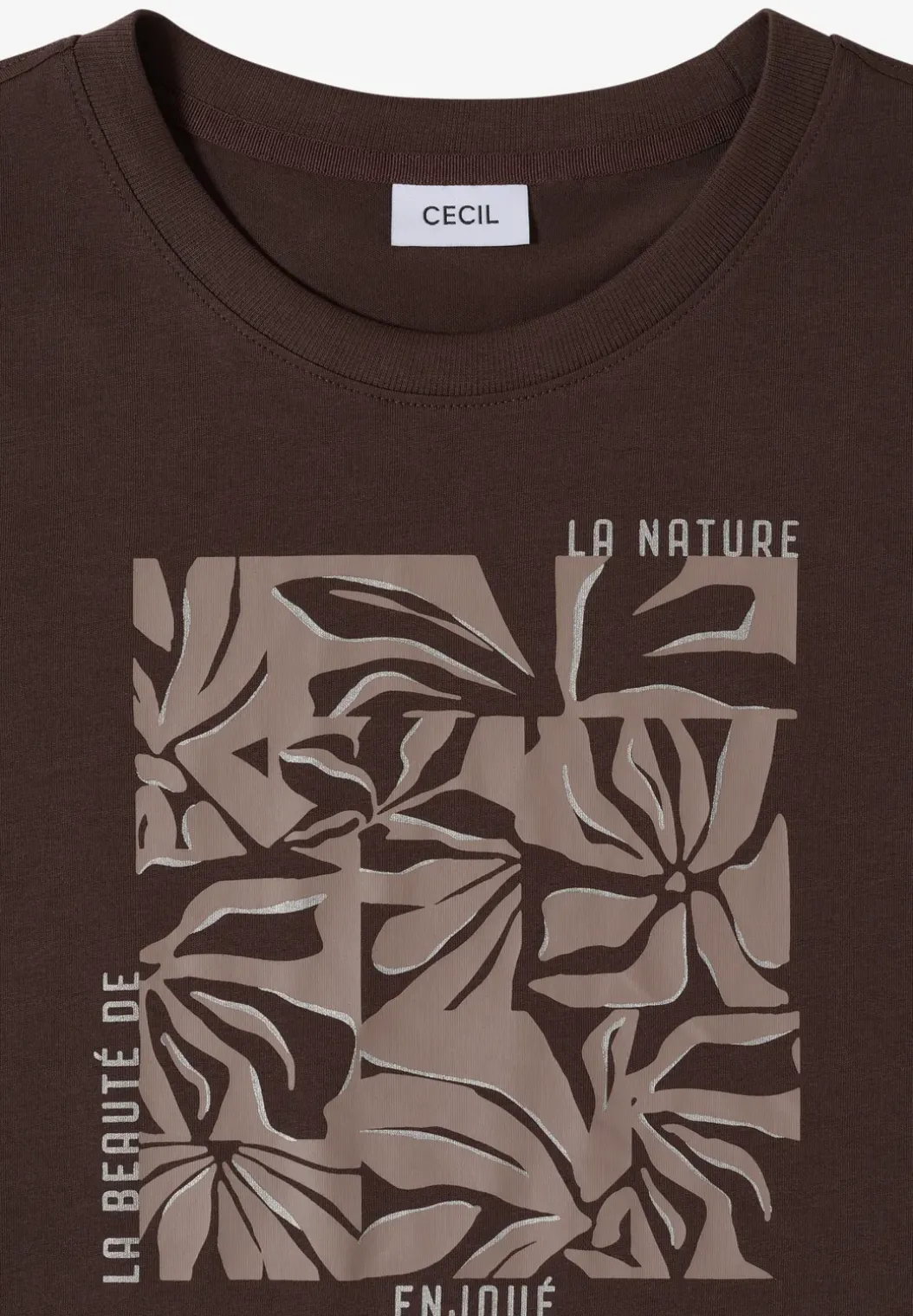 Shirt met print aan de voorkant