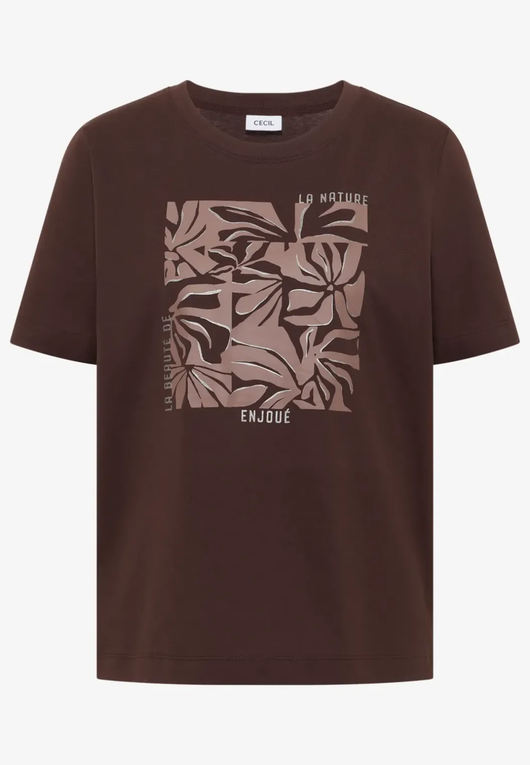 Shirt met print aan de voorkant