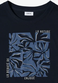 Shirt met print aan de voorkant