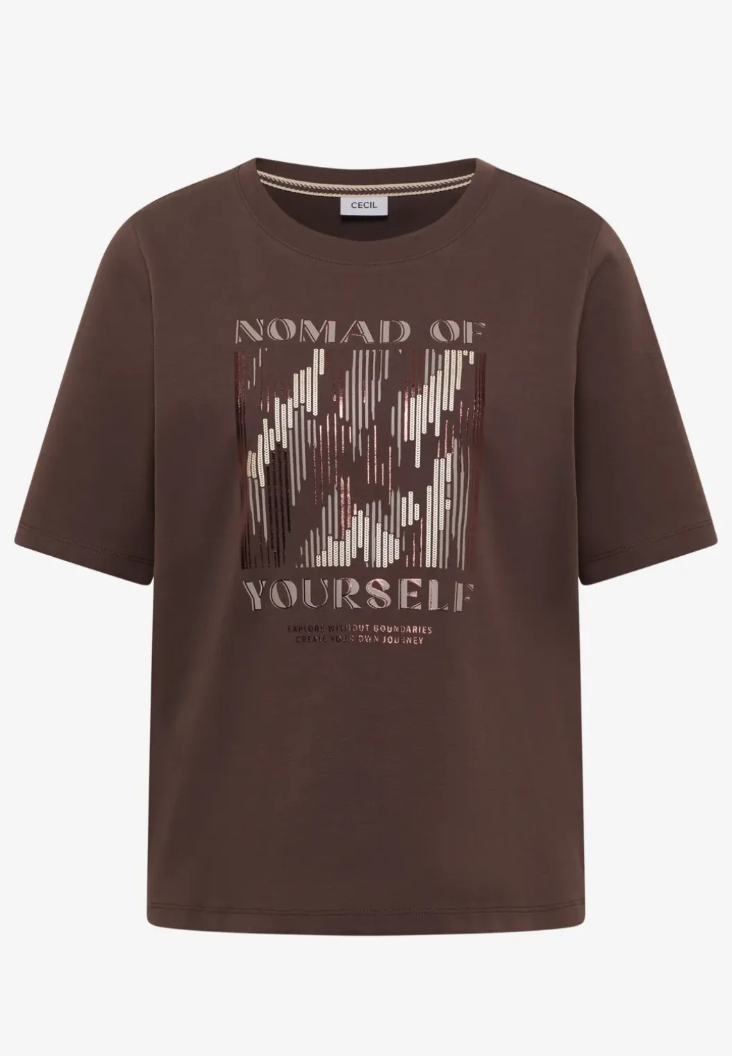 Shirt met print aan de voorkant