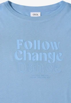 Shirt met print aan de voorkant