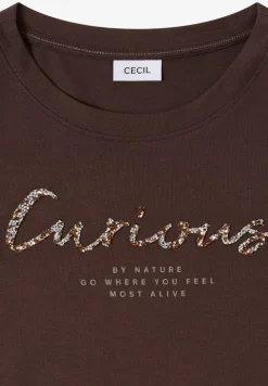 Shirt met print aan de voorkant