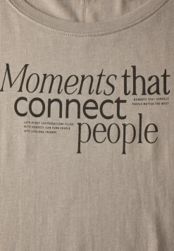 Shirt met print aan de voorkant