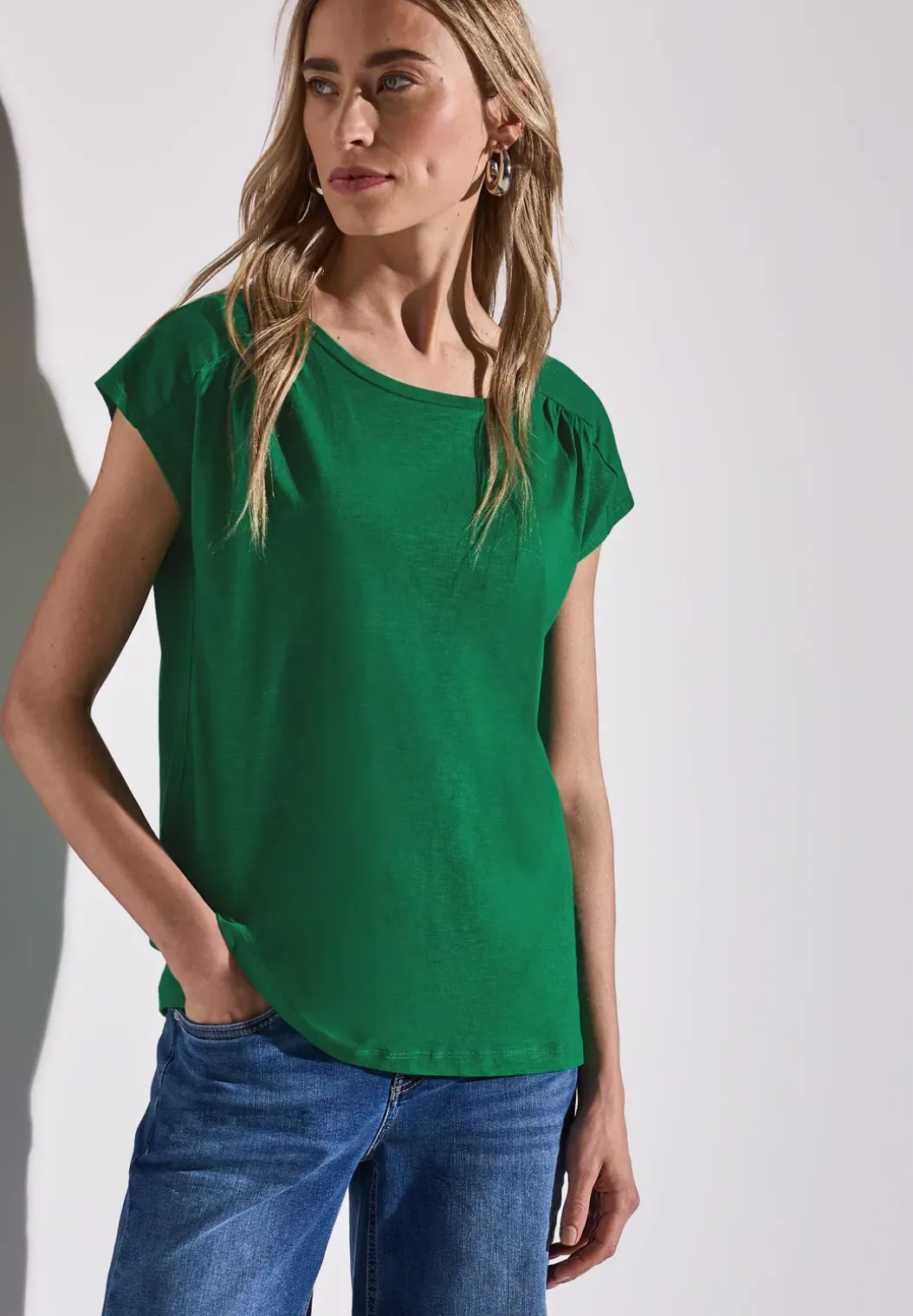 Shirt met rimpels
