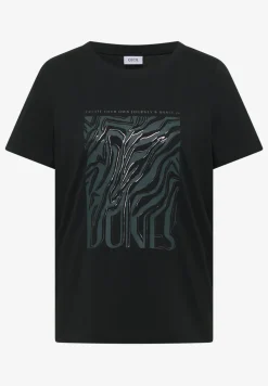 Shirt met ronde hals en foliedruk
