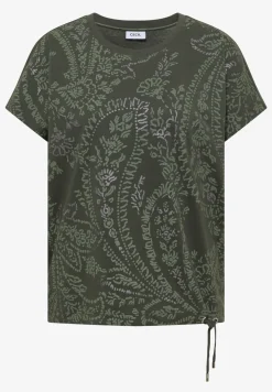 Shirt met ronde hals en frontprint