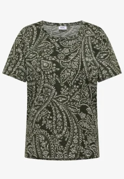 Shirt met ronde hals en minimale opdruk