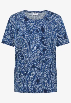 Shirt met ronde hals en minimale opdruk