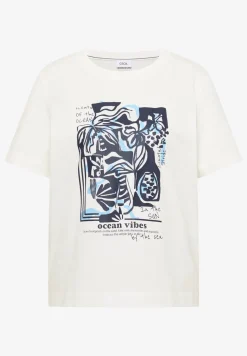 Shirt met ronde hals en nautische print