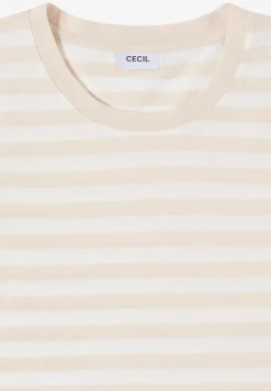 Shirt met ronde hals en strepen