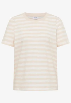 Shirt met ronde hals en strepen
