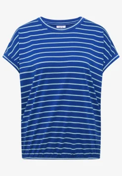 Shirt met ronde hals en strepen