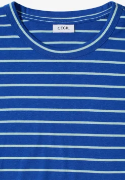 Shirt met ronde hals en strepen