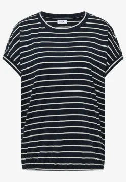 Shirt met ronde hals en strepen