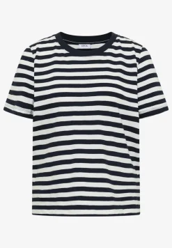 Shirt met ronde hals en strepen