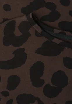 Shirt met ronde hals en zebraprint