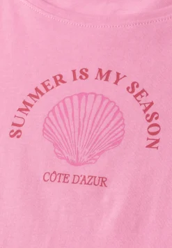 Shirt met schelpenprint