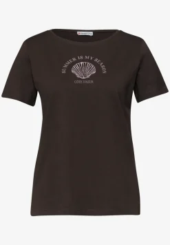 Shirt met schelpenprint