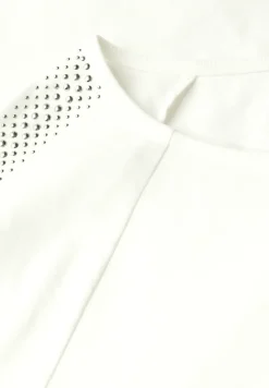 Shirt met schouderdetail