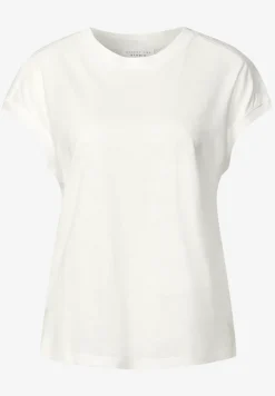 Shirt met schouderdetail