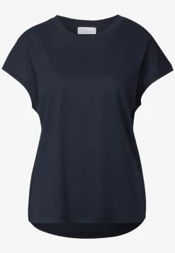 Shirt met schouderdetail