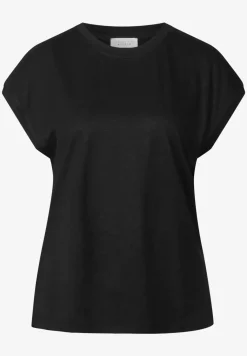 Shirt met schouderdetail