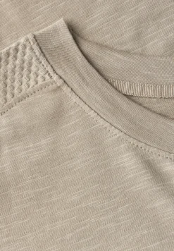Shirt met schouderdetail