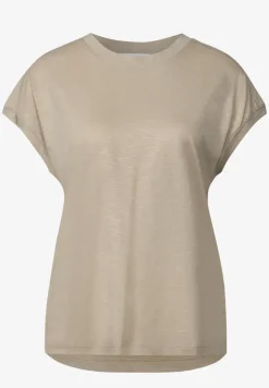 Shirt met schouderdetail