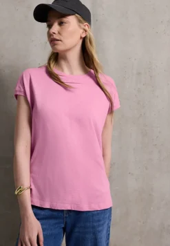 Shirt met schouderdetail