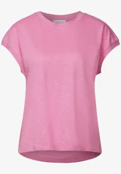 Shirt met schouderdetail