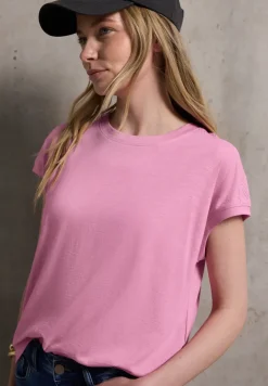 Shirt met schouderdetail