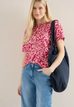 Shirt met schouderdetail