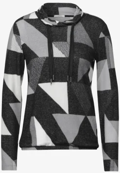 Shirt met sjaalkraag