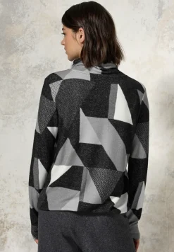 Shirt met sjaalkraag