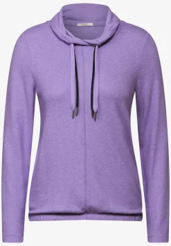 Shirt met sjaalkraag