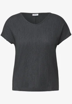 Shirt met smokstructuur