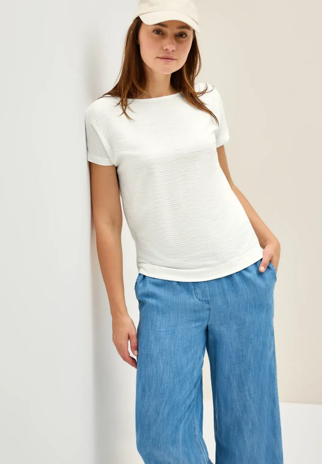Shirt met structuur