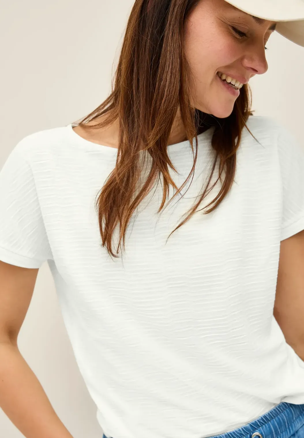 Shirt met structuur