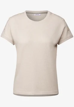 Shirt met structuur en knopen