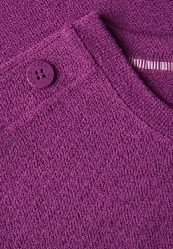 Shirt met structuur en knopen