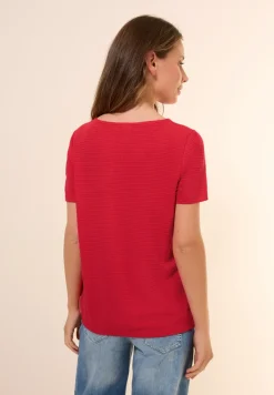 Shirt met structuur en knopen
