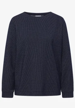 Shirt met structuur in twee kleuren