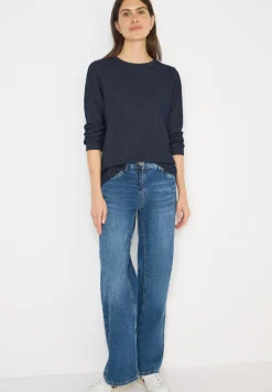 Shirt met structuur in twee kleuren