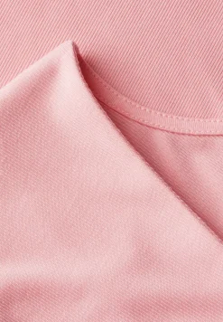 Shirt met structuur in zijde-look
